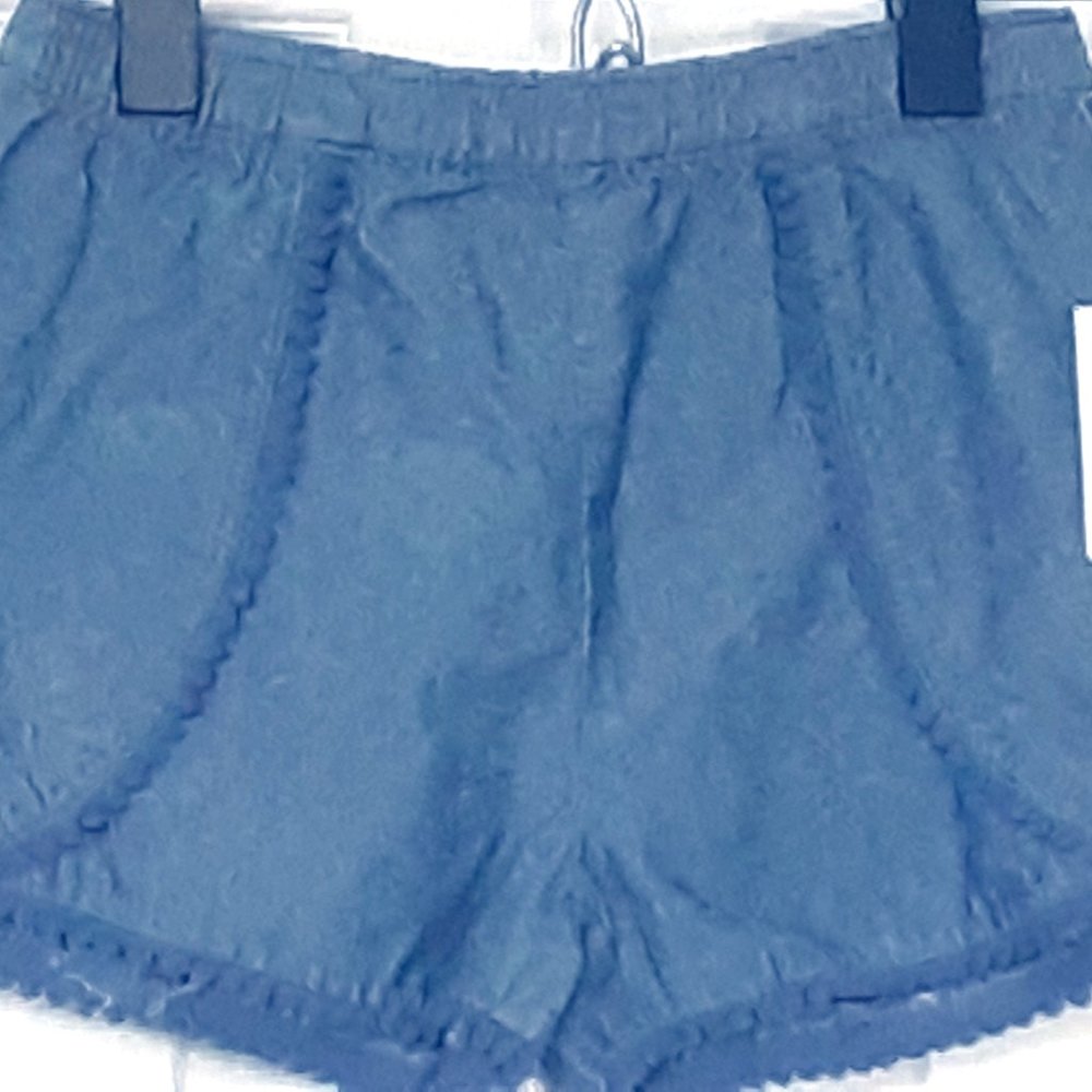 NWT! Toughskins Girls' Chambray Tulip Shorts
